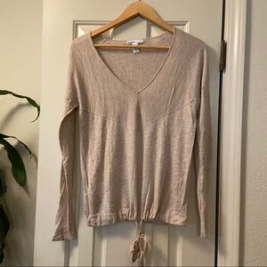 Mango Tie Waist Sweater